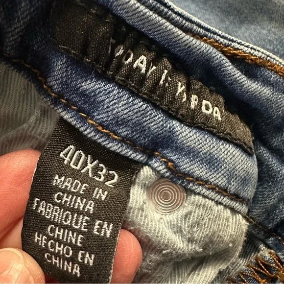 Kenneth COLE New York Men's Jeans 40"x32" Blue Straight Leg Denim Today is Your - Picture 2 of 10